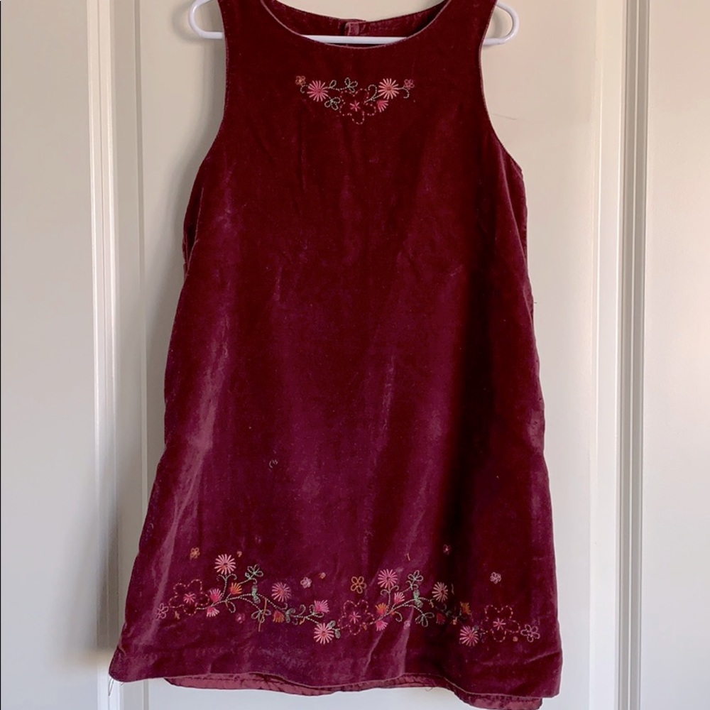 Velvet dress for girls